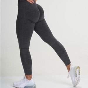 Dark Gray Seamless Contour Leggings